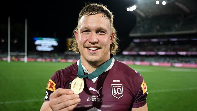 Reuben Cotter was named man of the match for his effort in game 1. Picture: NRL Photos