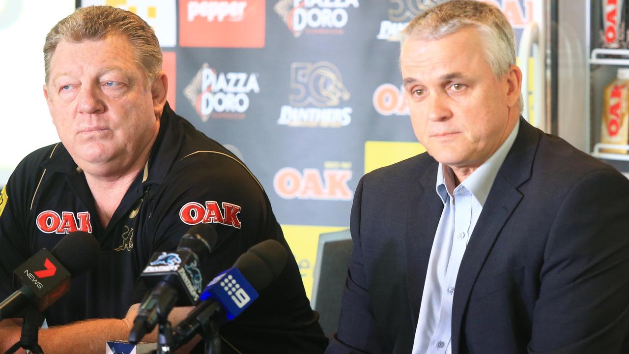 Phil Gould and Anthony Griffin have parted ways.