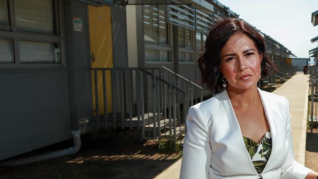 Prue Car, NSW Shadow Minister for Education has hit out over the number of demountables at new schools. Picture: Justin Lloyd