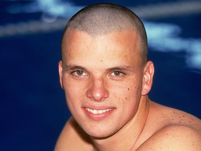 Elite swimmer Scott Miller in 1996. Picture: Getty Images