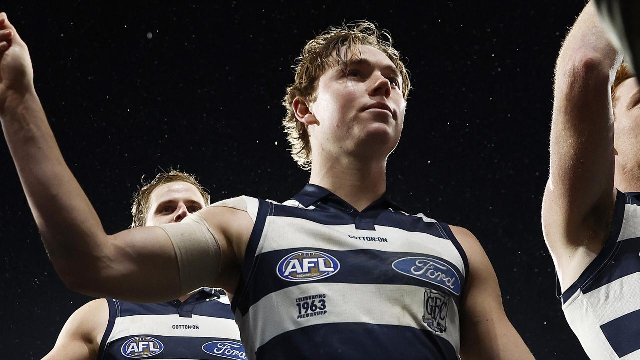 AFL Geelong Cats 'Hoops' Basketball Singlet