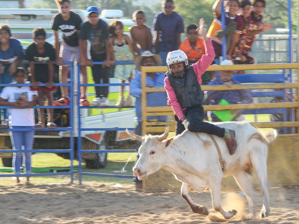 Cherbourg Rodeo, October 15, 2021. Picture: Holly Cormack