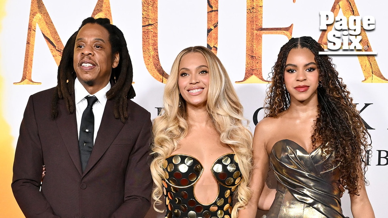 Beyoncé and Jay-Z hype up daughter Blue Ivy at 'Mufasa' premiere after denying 'heinous' rape allegation