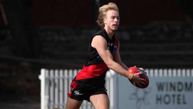 Charlie Pridham has emerged as a promising talent for Goodwood. Picture: SANFL