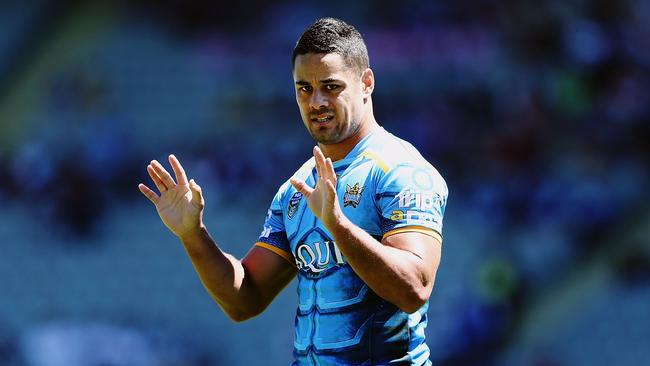 Jarryd Hayne is on the Gold Coast ... for now.