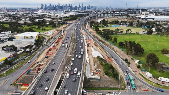 The change will make the major roads authority similar to Rail Projects Victoria, which oversees the Metro Tunnel, Airport Rail and the Western Rail Plan. Picture: Aaron Francis