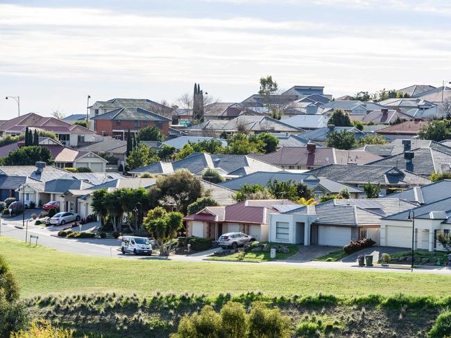 ADELAIDE, AUSTRALIA - NewsWire Photos AUGUST 19, 2021: Housing stock in Noarlunga Downs. Picture: NCA NewsWire /Brenton Edwards