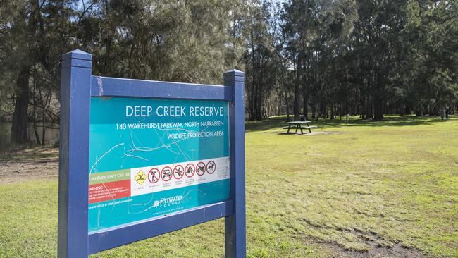 Deep Creek Reserve in Narrabeen where Stephen Dempsey was murdered 25 years ago.