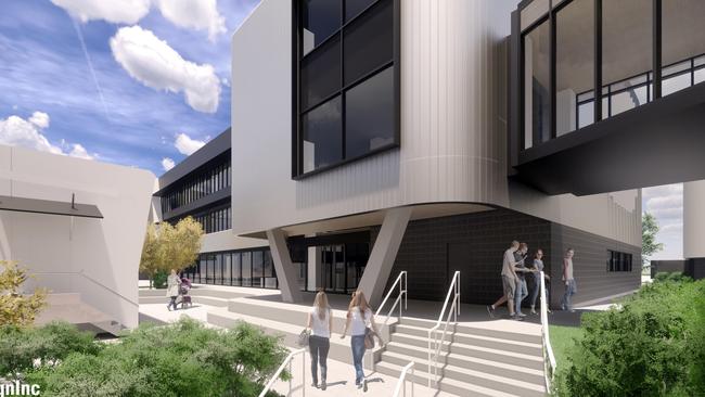 Artist impression of the new Glenunga International High School.