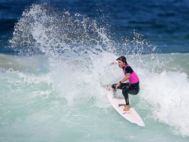 Ben Walsh on his way to winning the U16 Boys Final. Picture: Troy Snook