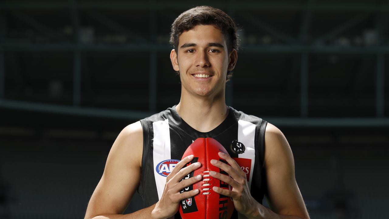 Reef McInnes wasn’t sure if he would slip through to the Magpies. Picture: Getty Images