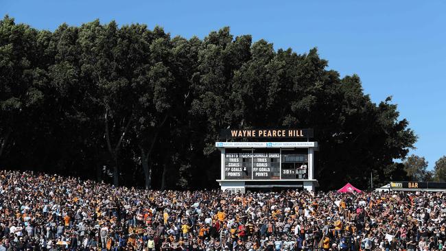 Suburban grounds such as Leichhardt Oval are an immediate priority for V’landys. Picture: Brett Costello