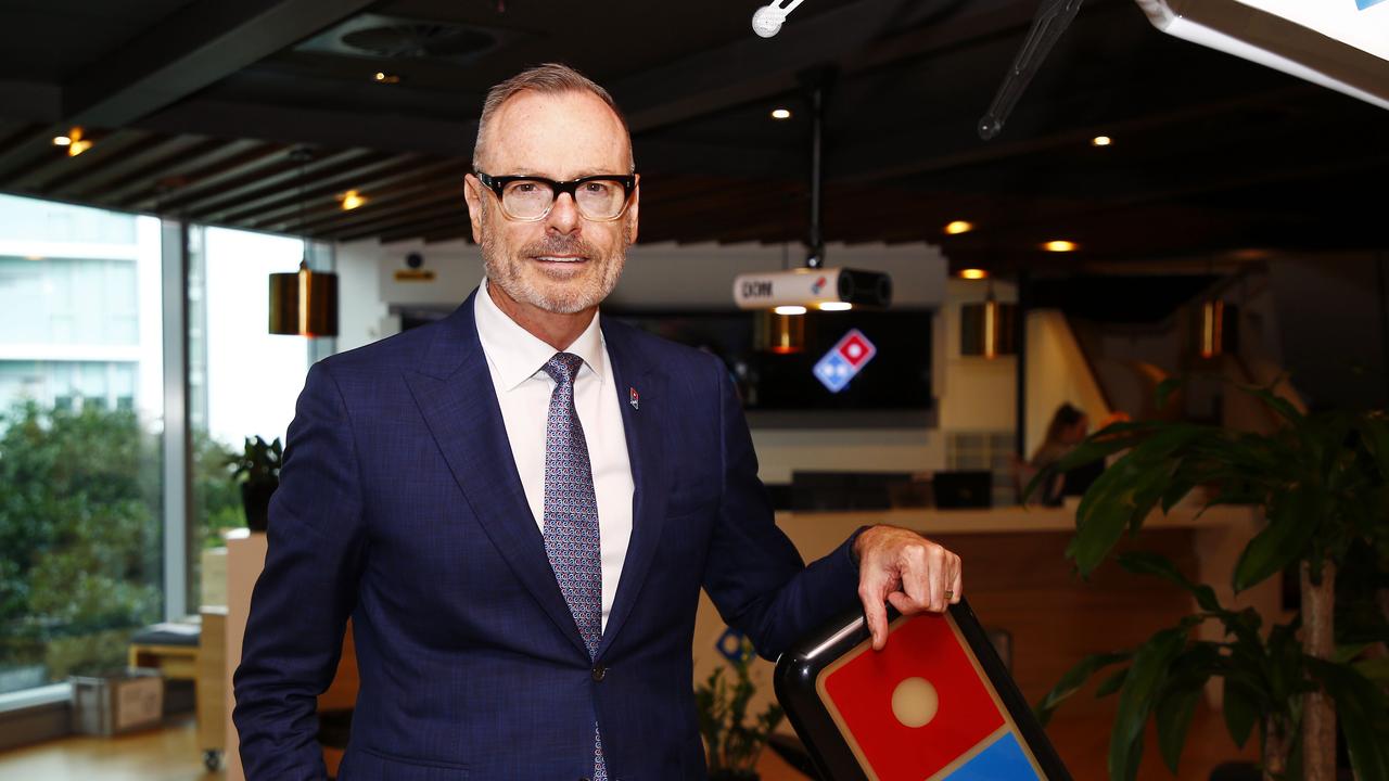 Domino’s Pizza CEO Don Meij at the company headquarters in Brisbane. Picture: NCA NewsWire/Tertius Pickard