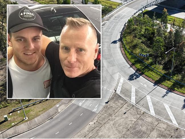 Zach and ASdam Bray; and the inserection where the crash occurred