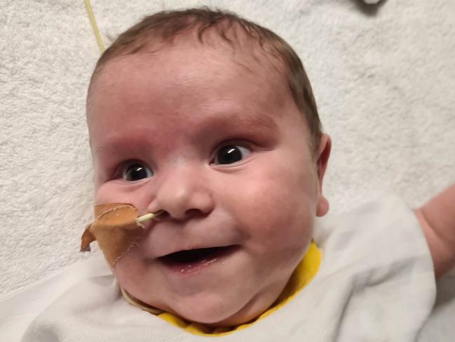 Vic and Maria's Bentvelzen baby boy Luca tragically passed away after just 8 months. Picture: Supplied by family