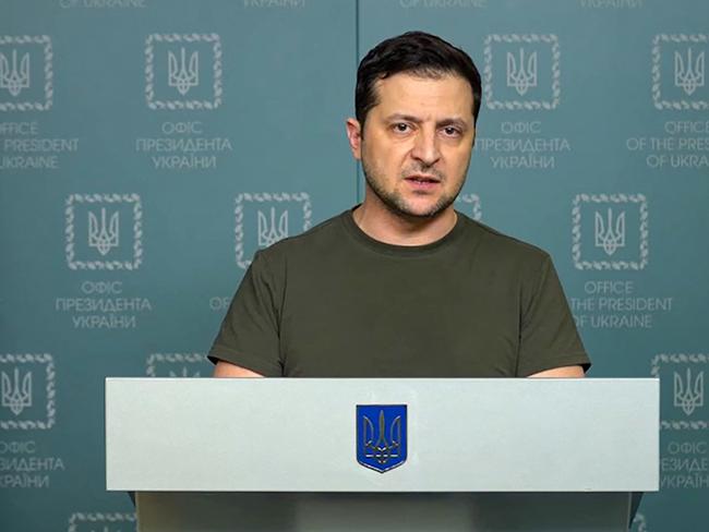 Ukrainian president Volodymyr Zelensky has repeatedly called for foreign help. Picture: Ukraine Presidency/AFP