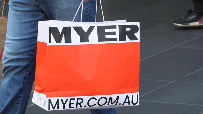 MELBOURNE, AUSTRALIA- NewsWire Photos JANUARY 22, 2025: Myer merger generic images in Melbourne.  NewsWire/ David Crosling