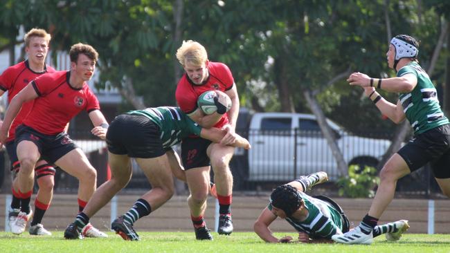 Angus Kelly had a strong game for Gregory Terrace.