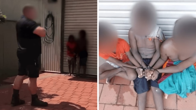 Three children were allegedly tied up with cable ties. Picture: 9News, Instagram