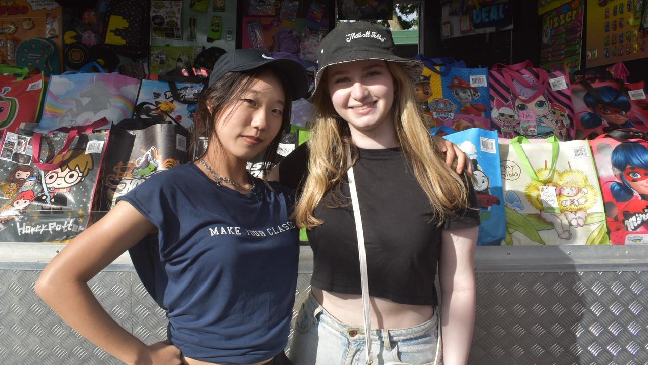 Hana Kim and Danielle Despot at the 151st Ipswich Show on May 17, 2024. Picture: Grace Koo