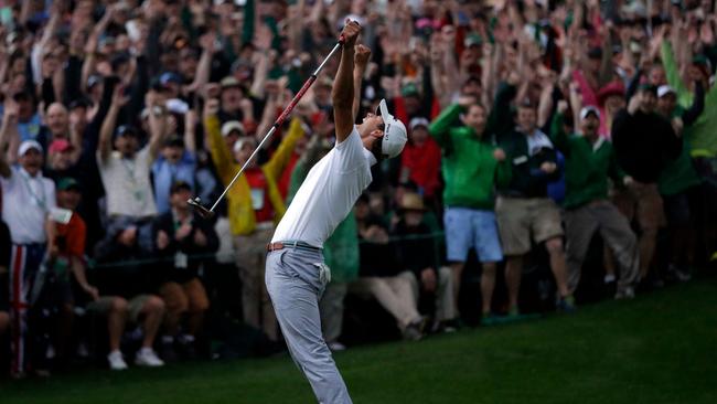 Adam Scott won the Masters in 2013. Picture: AP Photo/David J. Phillip, File