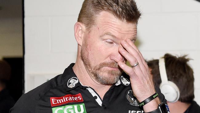 Collingwood coach Nathan Buckley has been linked with Collingwood since 1993