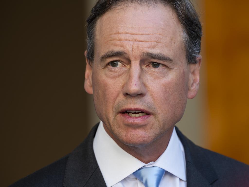 Greg Hunt says the deal was an ‘important step’ in Australia’s vaccine rollout Picture: NCA NewsWire/Martin Ollman