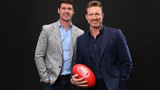 Nathan Buckley will join Jonathan Brown and the rest of the Fox Footy commentary team. Picture: Quinn Rooney