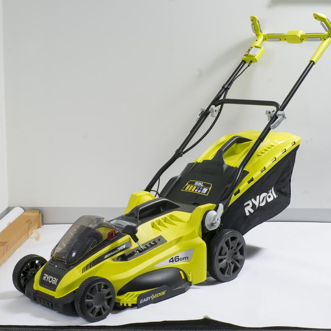 A Ryobi Cordless Lawn Mower. Photo: Nick Clayton