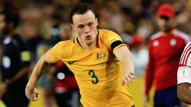 Left back Brad Smith is back in the Socceroos set-up. Picture: Mark Evans