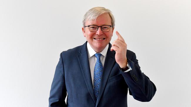 Former prime minister Kevin Rudd declined his invitation to attend the race day. Photo: AAP Image/Mick Tsikas