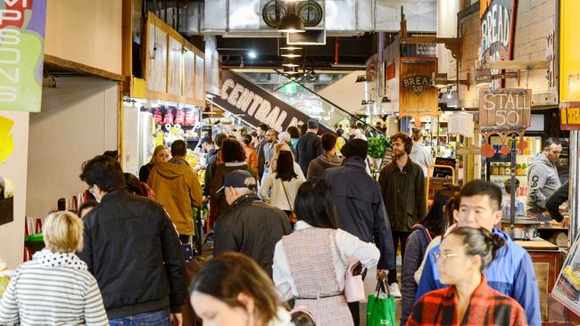 The Adelaide Central Market is at 100 per cent occupancy, according to Lord Mayor Jane Lomax-Smith. Picture: Brenton Edwards