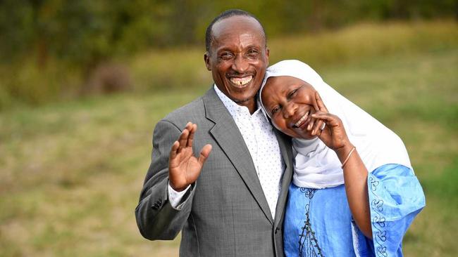 AT PEACE: Redbank Plains residents Leandre Nkuriza and Salama Mariam moved to Australia six years ago. Picture: Rob Williams