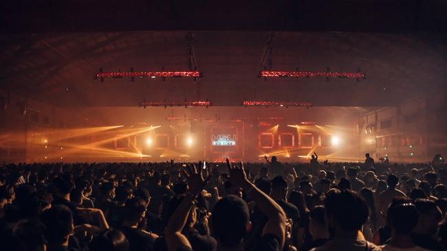 A thousands-strong crowd enjoys the dance music festival Epik, held at Sydney Showgrounds on December 11, 2021. Picture: Facebook