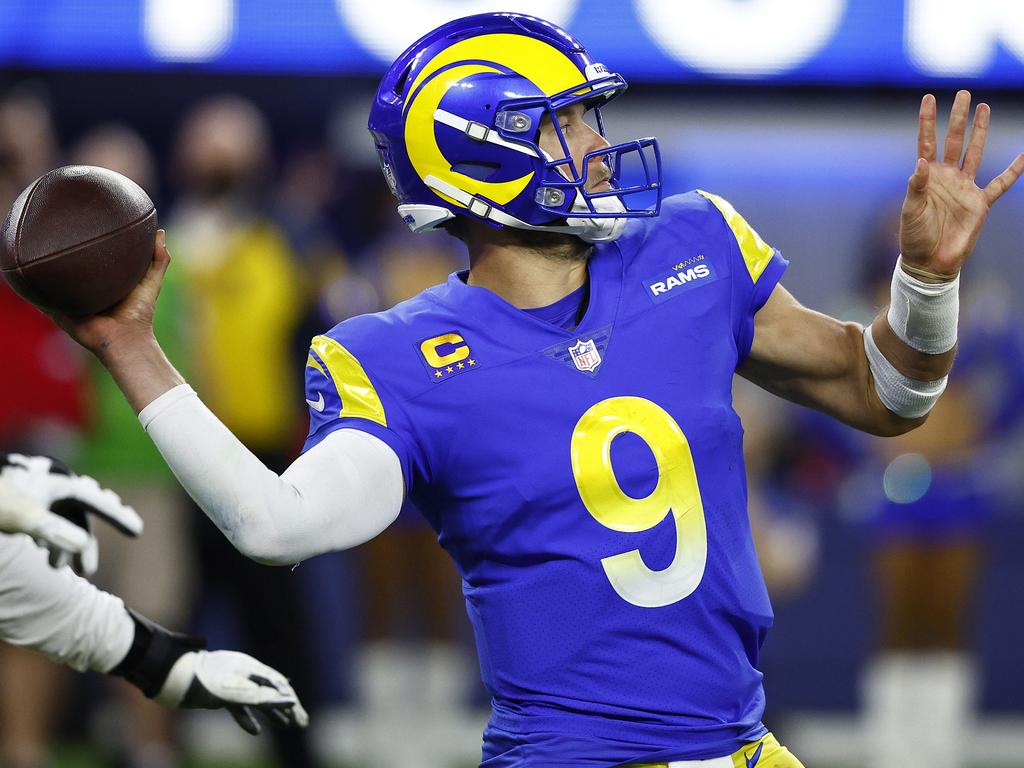 Los Angeles Rams quarterback Matthew Stafford, who is into the Super Bowl after spending many fruitless years with the Detroit Lions. Picture: Ronald Martinez/Getty Images