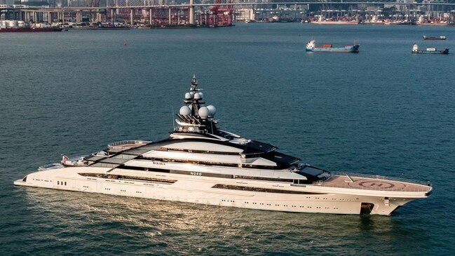 Superyacht Nord, which costs $359 000 a day to run, is on course for Cape Town from Hong Kong. Picture: Getty Images