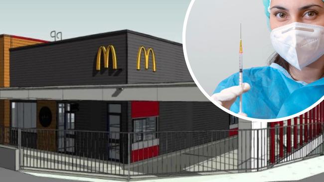 A plan to build a McDonald's restaurant on the site of a health services cluster in Greenslopes has angered some neighbours.