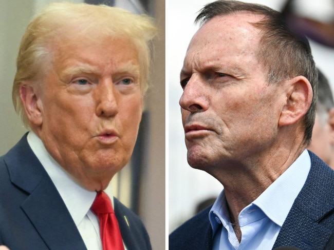 Tony Abbott has blasted Donald Trump for his comments on Ukrainian President Volodymyr Zelensky and the Ukraine war.