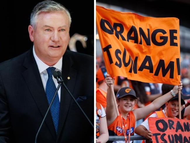 Footy world blasts Eddie over GWS rant