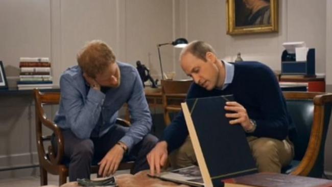 Prince William and Prince Harry in the new doco.