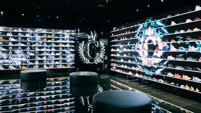 The new Culture Kings store in Las Vegas features a 75-foot hat wall and a ‘secret room’ featuring the most sought-after items on the streetwear market.