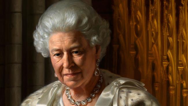 PART of the Diamond Jubilee portrait of the Queen by Australian born artist Ralph Heimans