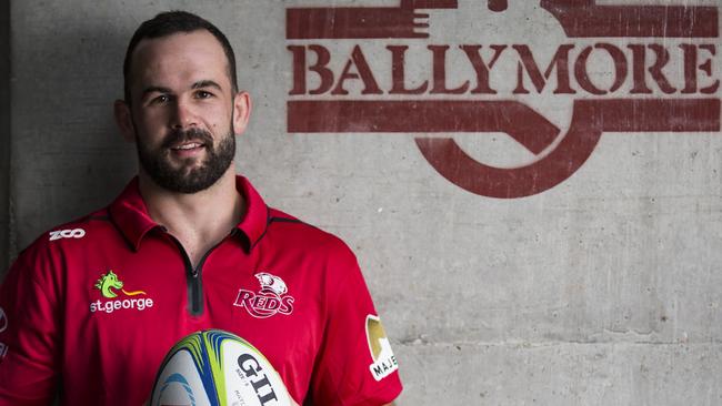 Queensland Reds signing Jono Lance. Photo by QRU/Brendan Hertel.