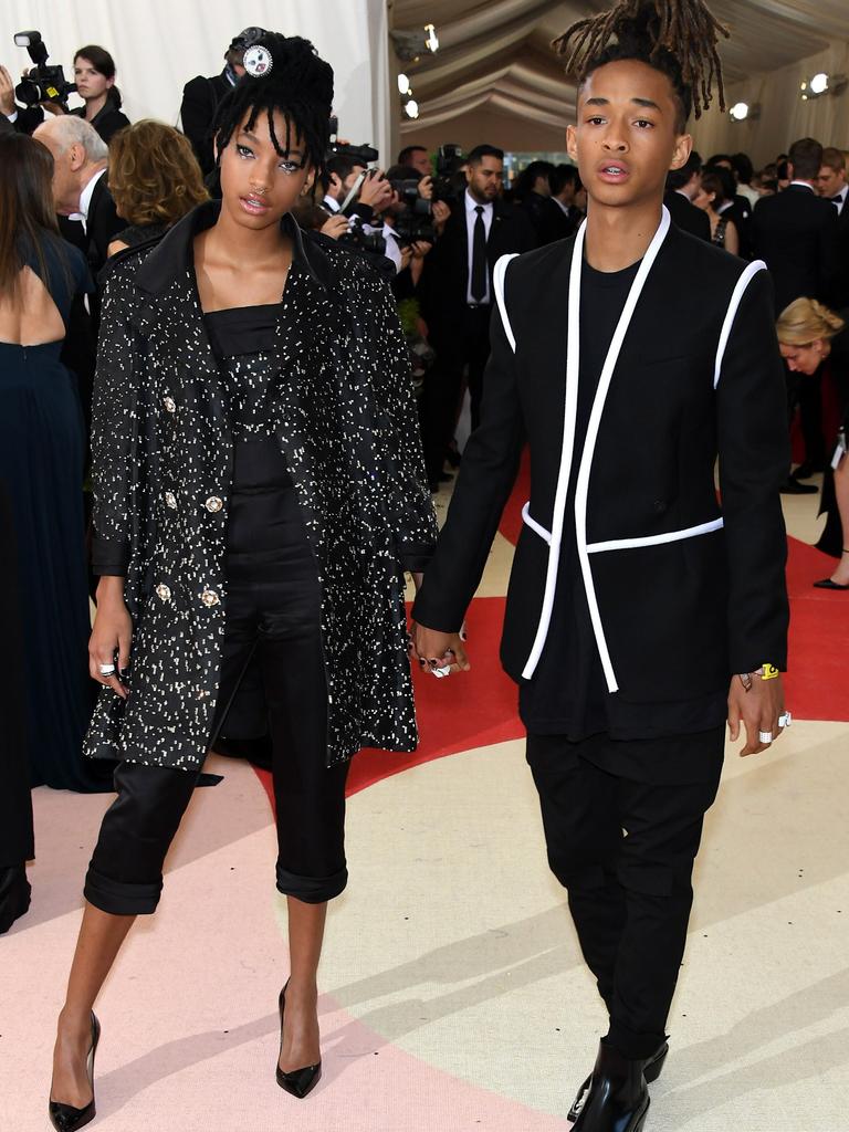 Willow Smith and Jaden Smith in New York City in 2016. Larry Busacca/Getty Images