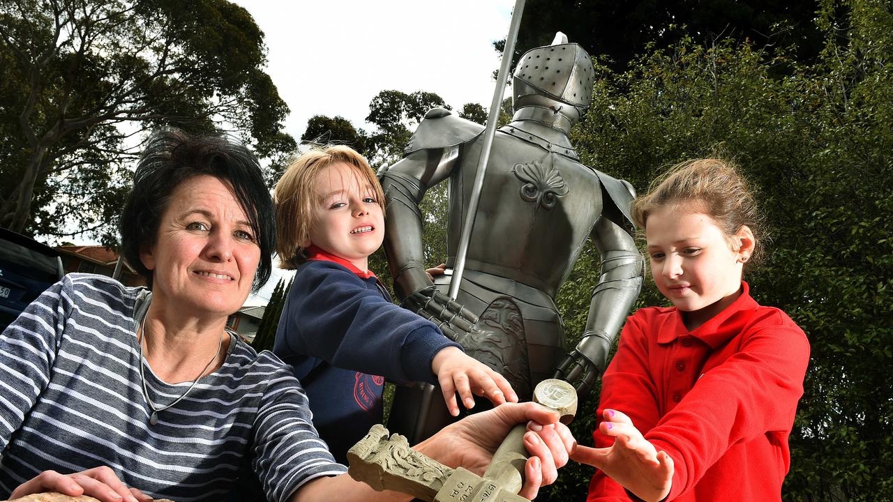 Camelot Rise Primary School has a sculpture of Excalibur. Picture: Steve Tanner