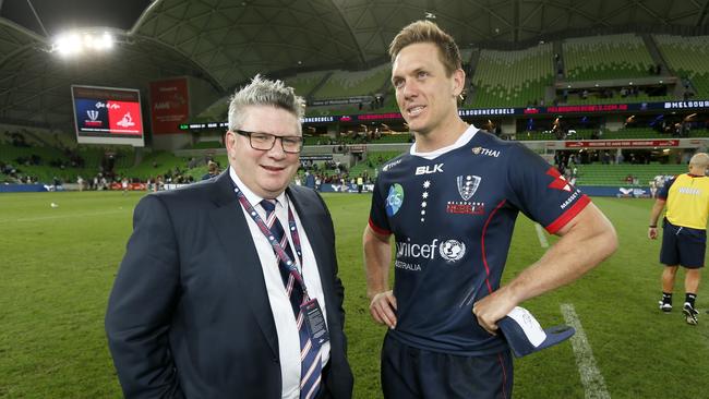 Paul Doherty in his guise as chairman of the Melbourne Rebels.