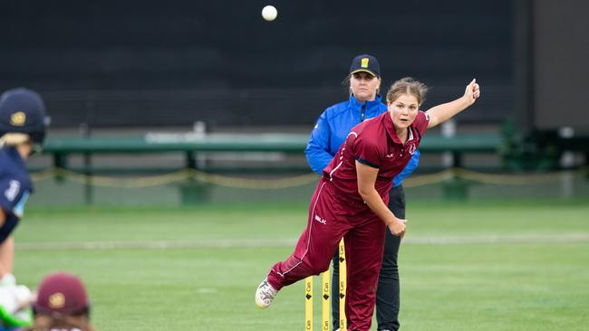 Georgia Voll claimed the Betty Wilson Medal for player of the tournament at the under 18s National Championships.