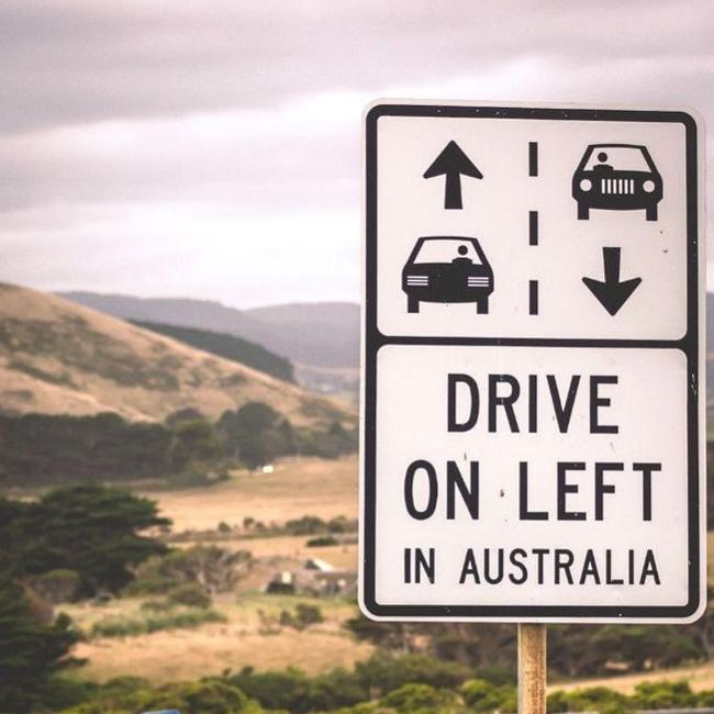 10 Aussie road signs with highest likes via Right2Drive. Picture: Instagram