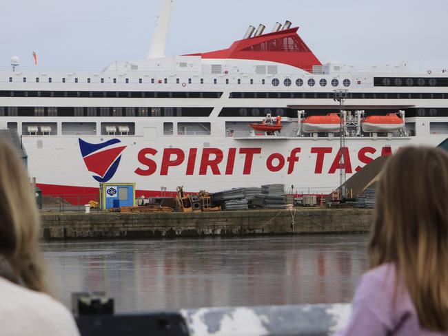 Spirit of Tasmania IV docked in Leith Scotland.  Picture: Tyson Scott