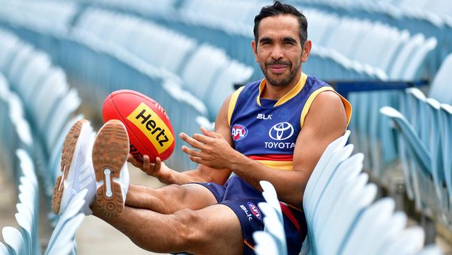 Eddie Betts has re-signed with the Crows for another three years. Picture Mark Brake